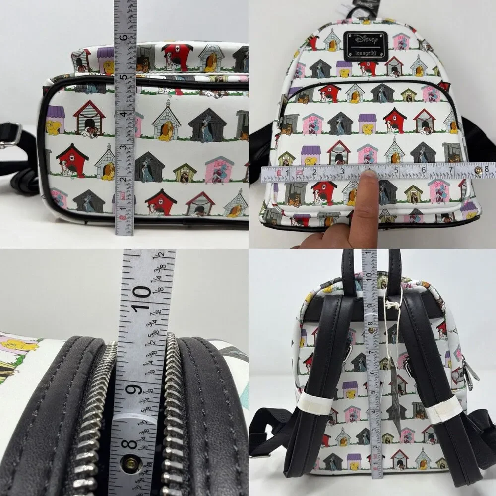 Disney Loungefly Lady & The Tramp Dogs Houses Mini Backpack NWT WDBK1305